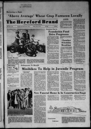 The Hereford Brand (Hereford, Tex.), Vol. 74, No. 48, Ed. 1 Sunday, June 15, 1975