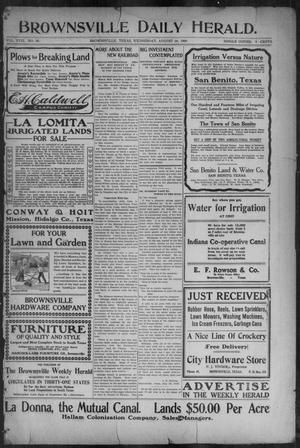 Brownsville Daily Herald (Brownsville, Tex.), Vol. 17, No. 46, Ed. 1, Wednesday, August 26, 1908