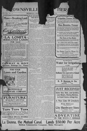 Brownsville Daily Herald (Brownsville, Tex.), Vol. 17, No. 52, Ed. 1, Wednesday, September 2, 1908