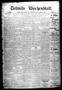 Thumbnail image of item number 1 in: 'Bellville Wochenblatt. (Bellville, Tex.), Vol. 1, No. 13, Ed. 1 Thursday, December 10, 1891'.
