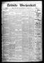 Thumbnail image of item number 1 in: 'Bellville Wochenblatt. (Bellville, Tex.), Vol. 1, No. 14, Ed. 1 Thursday, December 17, 1891'.