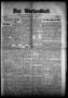 Thumbnail image of item number 1 in: 'Das Wochenblatt. (Austin, Tex.), Vol. 7, No. 34, Ed. 1 Wednesday, March 22, 1916'.