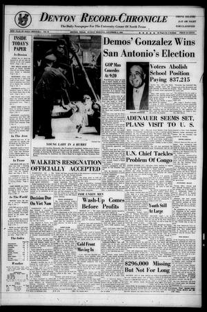 Denton Record-Chronicle (Denton, Tex.), Vol. 59, No. 75, Ed. 1 Sunday, November 5, 1961