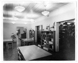 Primary view of object titled '[Denton City-County Library Reading Room]'.