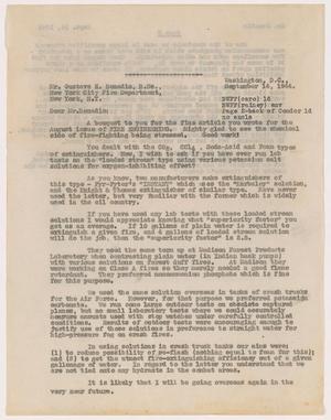 Primary view of object titled '[Letter from Alex Bradford to Gustavo E. Bonadio - September 14, 1944]'.