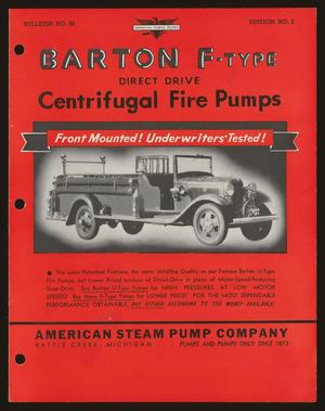 Primary view of object titled 'Barton F-Type Direct Drive Centrifugal Fire Pumps'.