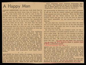 [Clipping: A Happy Man]