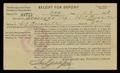 Primary view of [Receipt for Deposit to Southwestern Bell - 1938]