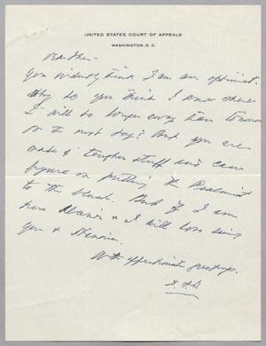 [Letter from D. Lawrence Groner to I. H. Kempner, 1951~]