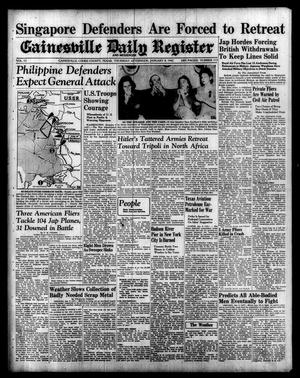 Primary view of object titled 'Gainesville Daily Register and Messenger (Gainesville, Tex.), Vol. 52, No. 113, Ed. 1 Thursday, January 8, 1942'.