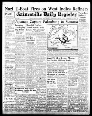 Gainesville Daily Register and Messenger (Gainesville, Tex.), Vol. 52, No. 146, Ed. 1 Monday, February 16, 1942