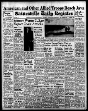 Gainesville Daily Register and Messenger (Gainesville, Tex.), Vol. 52, No. 149, Ed. 1 Thursday, February 19, 1942