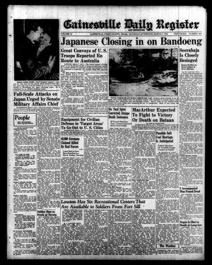 Gainesville Daily Register and Messenger (Gainesville, Tex.), Vol. 52, No. 163, Ed. 1 Saturday, March 7, 1942