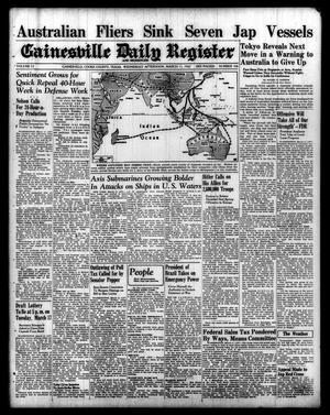 Primary view of object titled 'Gainesville Daily Register and Messenger (Gainesville, Tex.), Vol. 52, No. 166, Ed. 1 Wednesday, March 11, 1942'.