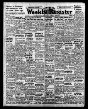 Gainesville Weekly Register (Gainesville, Tex.), Vol. 63, No. 39, Ed. 1 Thursday, April 9, 1942
