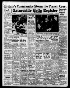 Gainesville Daily Register and Messenger (Gainesville, Tex.), Vol. 52, No. 202, Ed. 1 Wednesday, April 22, 1942