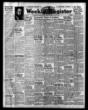 Primary view of object titled 'Gainesville Weekly Register (Gainesville, Tex.), Vol. 64, No. 1, Ed. 1 Thursday, July 16, 1942'.