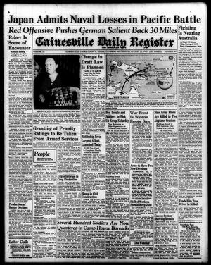 Primary view of object titled 'Gainesville Daily Register and Messenger (Gainesville, Tex.), Vol. 52, No. 309, Ed. 1 Thursday, August 27, 1942'.