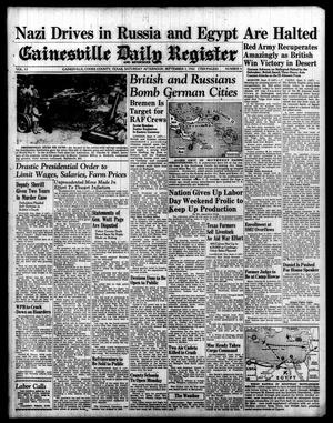 Gainesville Daily Register and Messenger (Gainesville, Tex.), Vol. 53, No. 6, Ed. 1 Saturday, September 5, 1942