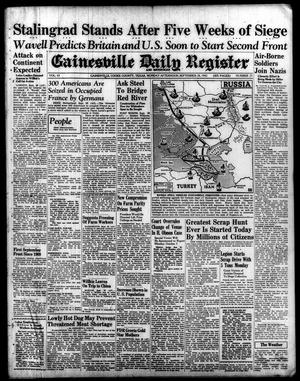 Gainesville Daily Register and Messenger (Gainesville, Tex.), Vol. 53, No. 25, Ed. 1 Monday, September 28, 1942