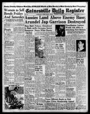 Gainesville Daily Register and Messenger (Gainesville, Tex.), Vol. 54, No. 21, Ed. 1 Thursday, September 23, 1943