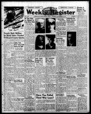 Gainesville Weekly Register (Gainesville, Tex.), Vol. 65, No. 12, Ed. 1 Thursday, September 30, 1943