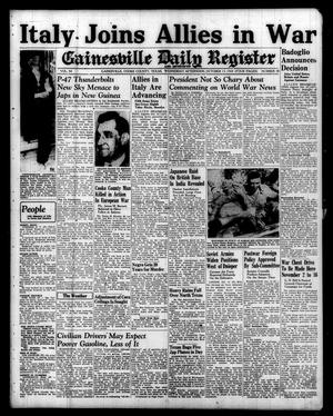 Gainesville Daily Register and Messenger (Gainesville, Tex.), Vol. 54, No. 38, Ed. 1 Wednesday, October 13, 1943