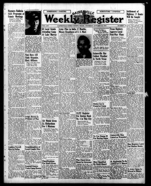Primary view of object titled 'Gainesville Weekly Register (Gainesville, Tex.), Vol. 65, No. 16, Ed. 1 Thursday, October 28, 1943'.