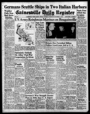 Gainesville Daily Register and Messenger (Gainesville, Tex.), Vol. 54, No. 63, Ed. 1 Thursday, November 11, 1943