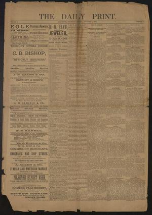 The Daily Print. (Galveston, Tex.), Vol. 3, No. 51, Ed. 1 Thursday, November 8, 1883