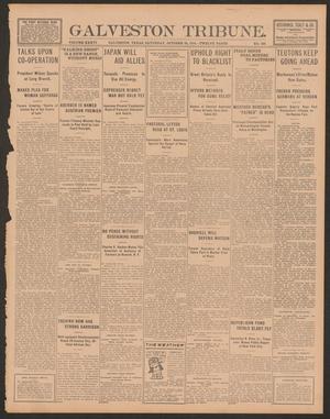 Galveston Tribune. (Galveston, Tex.), Vol. 36, No. 289, Ed. 1 Saturday, October 28, 1916