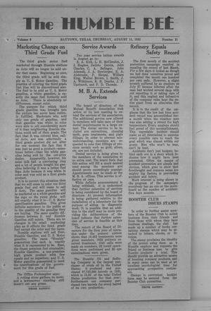 The Humble Bee (Baytown, Tex.), Vol. 09, No. 21, Ed. 1 Thursday, August 11, 1932