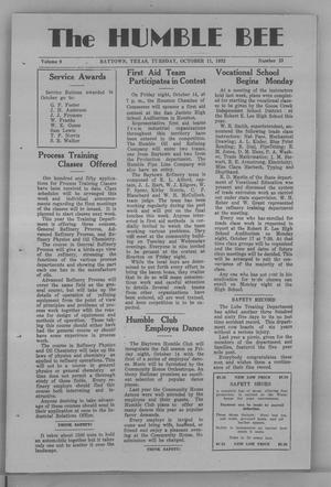 The Humble Bee (Baytown, Tex.), Vol. 09, No. 23, Ed. 1 Tuesday, October 11, 1932