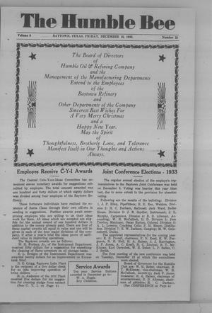 The Humble Bee (Baytown, Tex.), Vol. 09, No. 25, Ed. 1 Friday, December 16, 1932