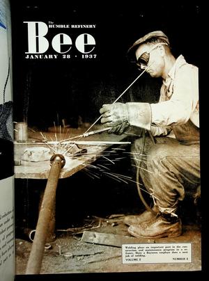 Primary view of object titled 'The Humble Refinery Bee (Houston, Tex.), Vol. 03, No. 02, Ed. 1 Thursday, January 28, 1937'.