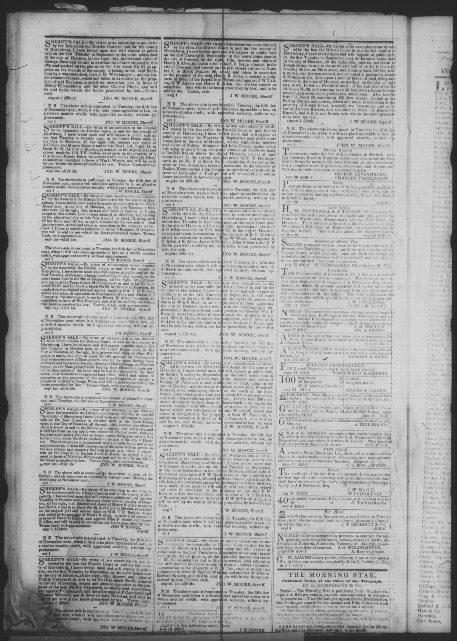 The Morning Star. (Houston, Tex.), Vol. 1, No. 171, Ed. 1 Wednesday, November 6, 1839
                                                
                                                    [Sequence #]: 4 of 4
                                                
