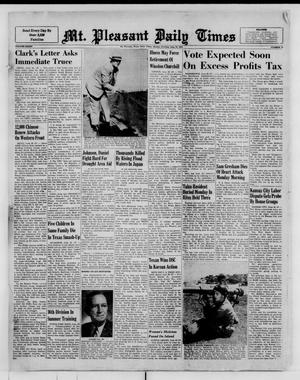 Mt. Pleasant Daily Times (Mount Pleasant, Tex.), Vol. 34, No. 76, Ed. 1 Monday, June 29, 1953