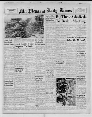 Mt. Pleasant Daily Times (Mount Pleasant, Tex.), Vol. 34, No. 187, Ed. 1 Tuesday, December 8, 1953