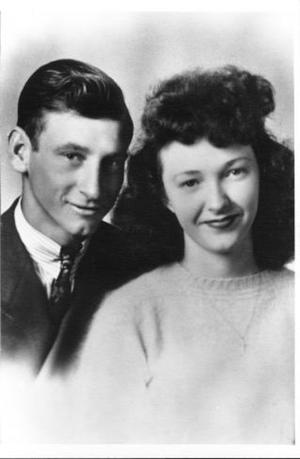 [Earl Williams Gless and Mattie Jo Whitten married in 1943.]