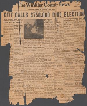 The Winkler County News (Kermit, Tex.), Vol. [11], No. [50], Ed. 1 Thursday, February 19, 1948