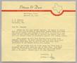 Primary view of [Letter from Pittman & Davis to Isaac H. Kempner, October 26, 1951]