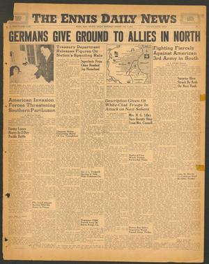 The Ennis Daily News (Ennis, Tex.), Vol. 54, No. 6, Ed. 1 Saturday, January 6, 1945