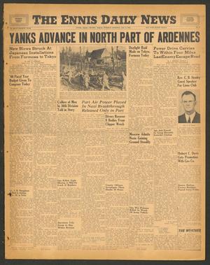 The Ennis Daily News (Ennis, Tex.), Vol. 54, No. 8, Ed. 1 Tuesday, January 9, 1945