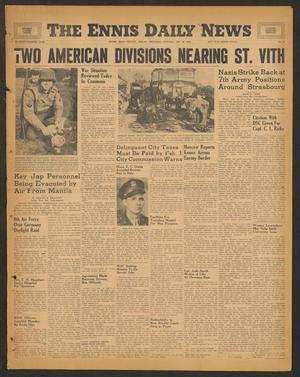 The Ennis Daily News (Ennis, Tex.), Vol. 54, No. 16, Ed. 1 Thursday, January 18, 1945