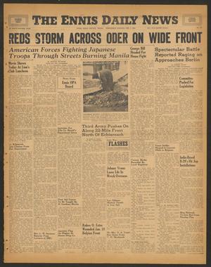 The Ennis Daily News (Ennis, Tex.), Vol. 54, No. 33, Ed. 1 Wednesday, February 7, 1945