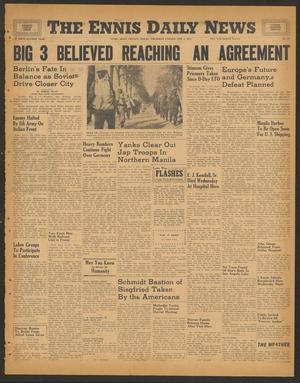 The Ennis Daily News (Ennis, Tex.), Vol. 54, No. 34, Ed. 1 Thursday, February 8, 1945