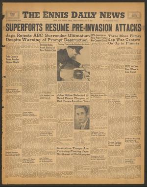 The Ennis Daily News (Ennis, Tex.), Vol. 54, No. 178, Ed. 1 Friday, July 27, 1945
