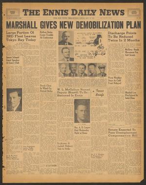 The Ennis Daily News (Ennis, Tex.), Vol. 54, No. 225, Ed. 1 Thursday, September 20, 1945