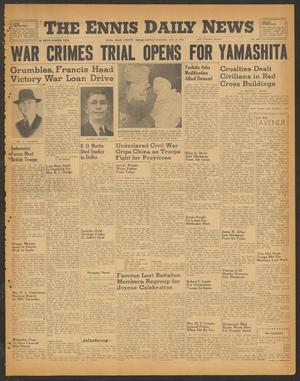 The Ennis Daily News (Ennis, Tex.), Vol. 54, No. 258, Ed. 1 Monday, October 29, 1945