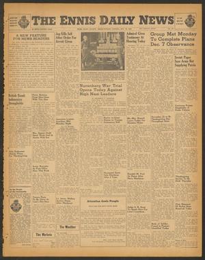 The Ennis Daily News (Ennis, Tex.), Vol. 54, No. 277, Ed. 1 Tuesday, November 20, 1945